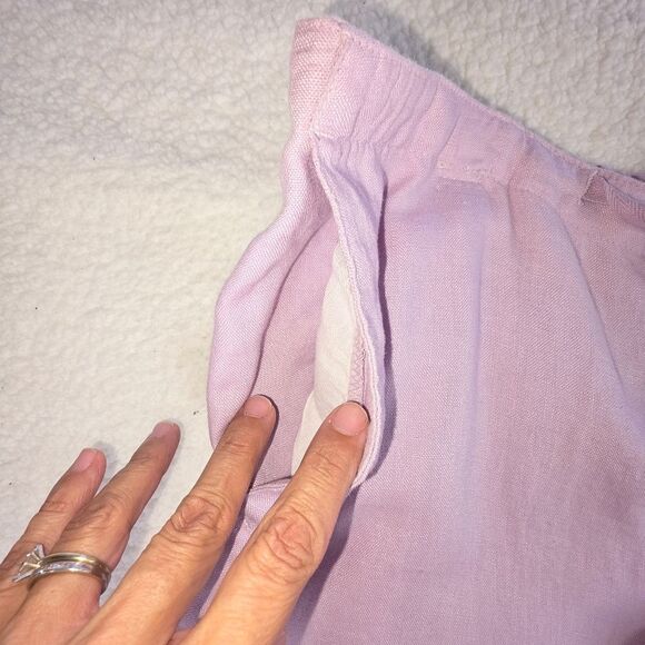 Chadwick's Linen Wide Leg Button Front Pants Size 16 - Picture 12 of 16